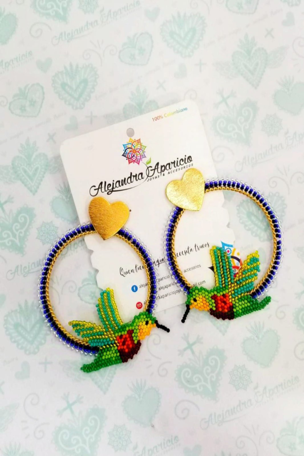 Aretes Colibrís