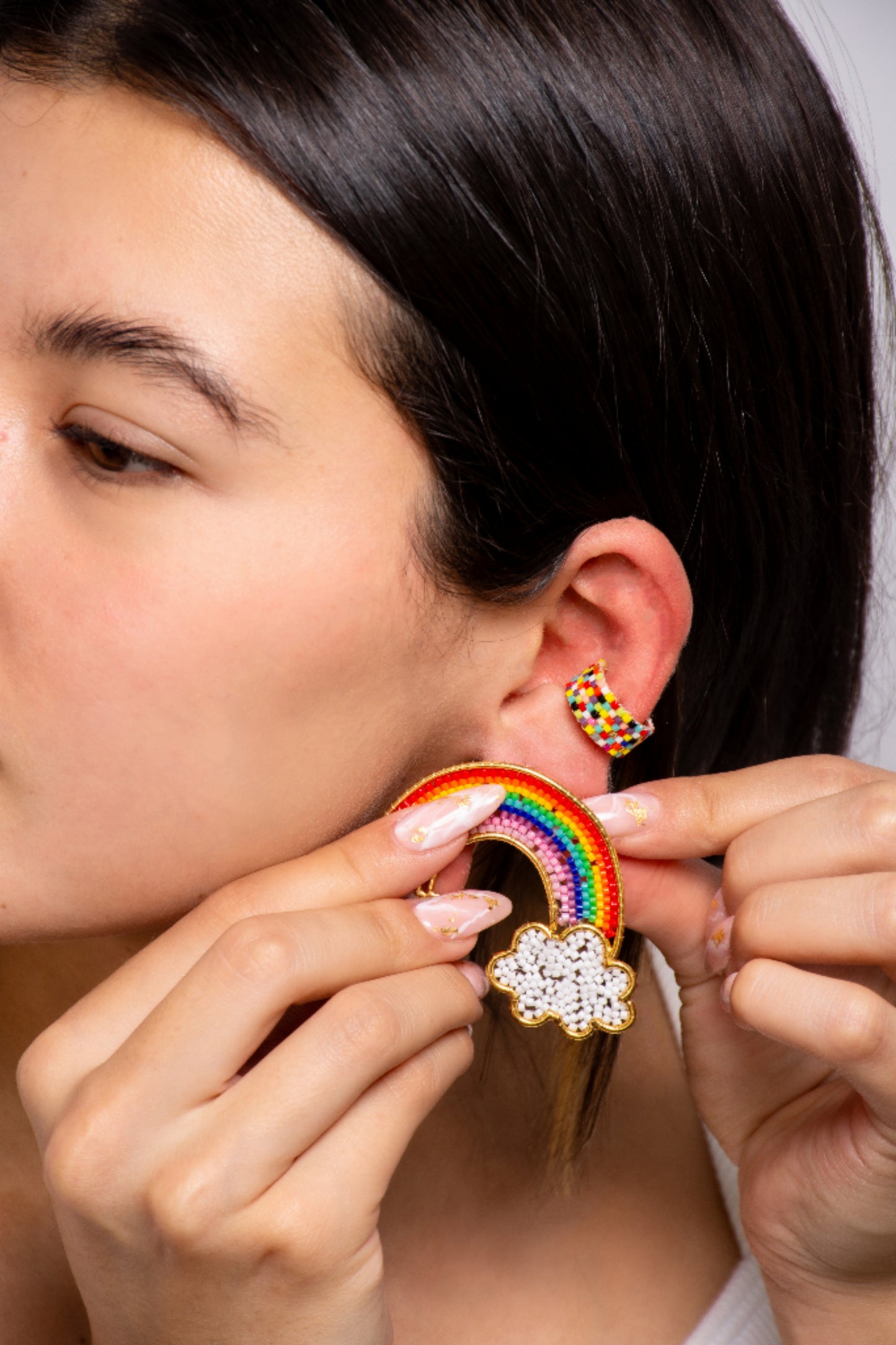 Combinación Arco iris + Earcuff