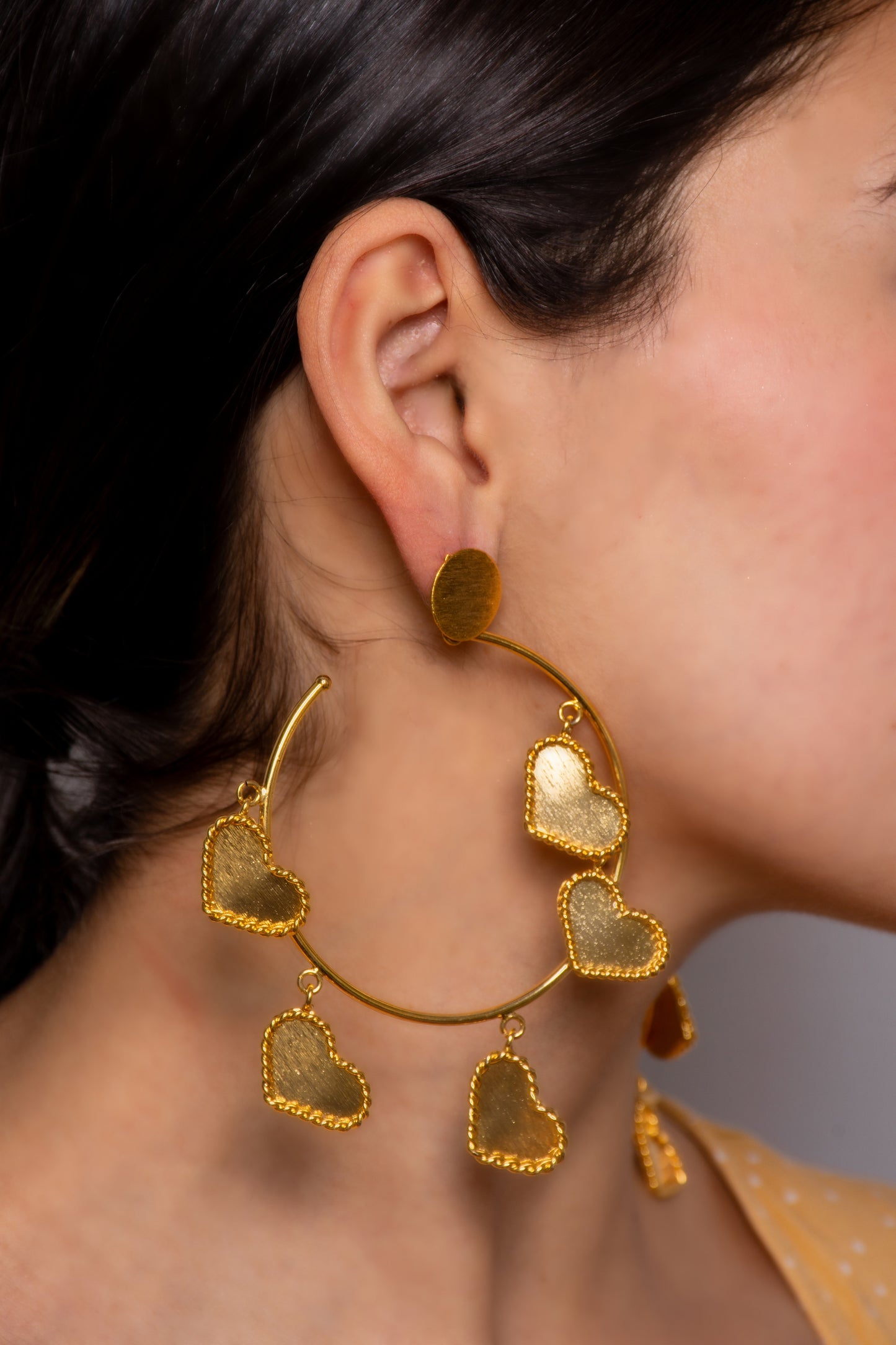 Candongas de corazones