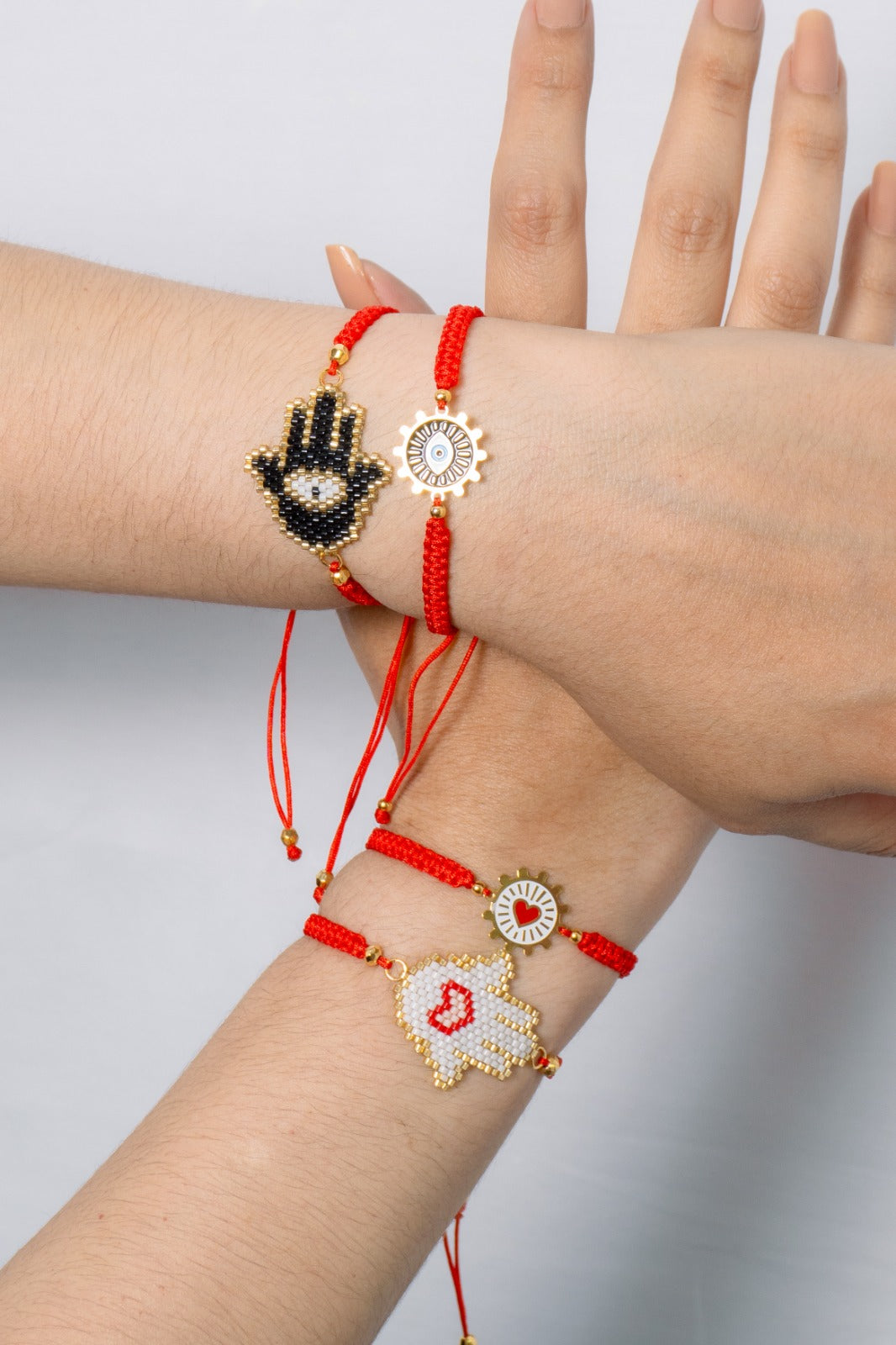 Pulsera hamsa para pareja