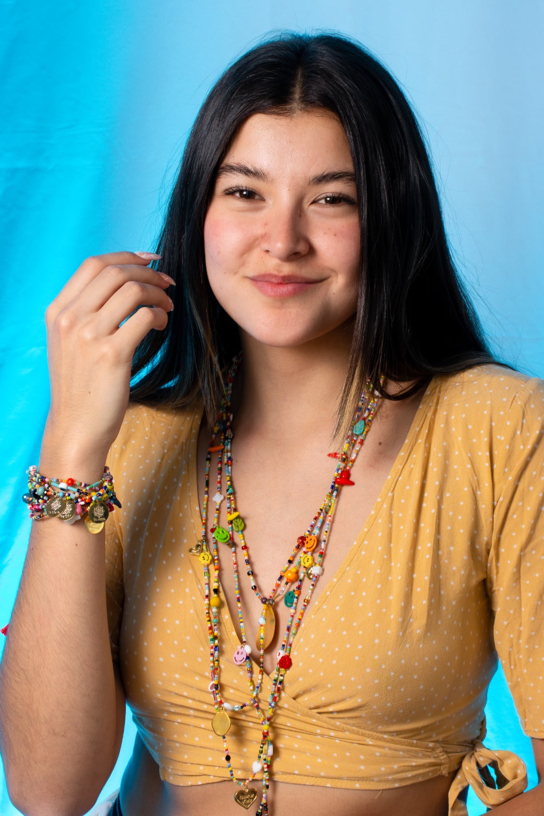 Set de pulsera y collar mix
