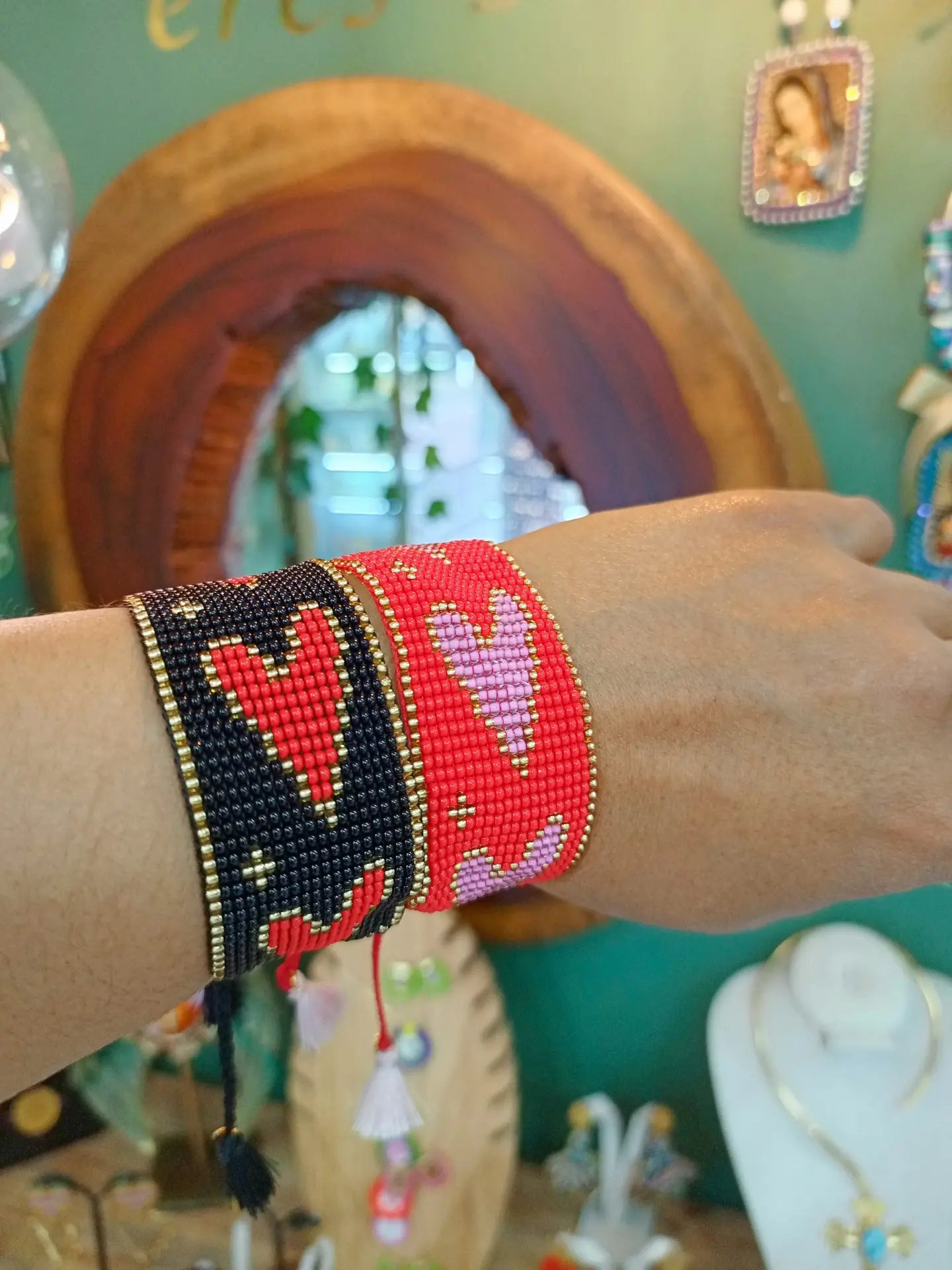 Pulsera 3 corazones